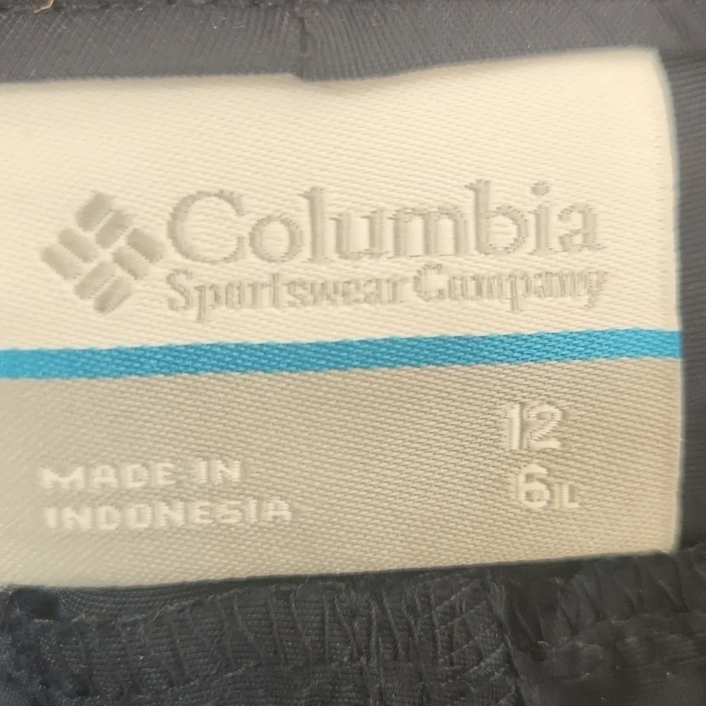 Columbia PFG Womens Shorts Size 12 Navy EUC 6 Inch Inseam - Picture 5 of 6